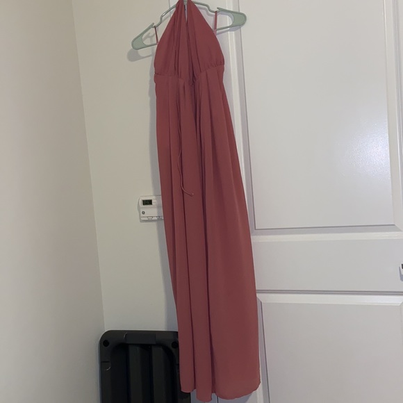 Halter Pink Dress - Picture 2 of 9